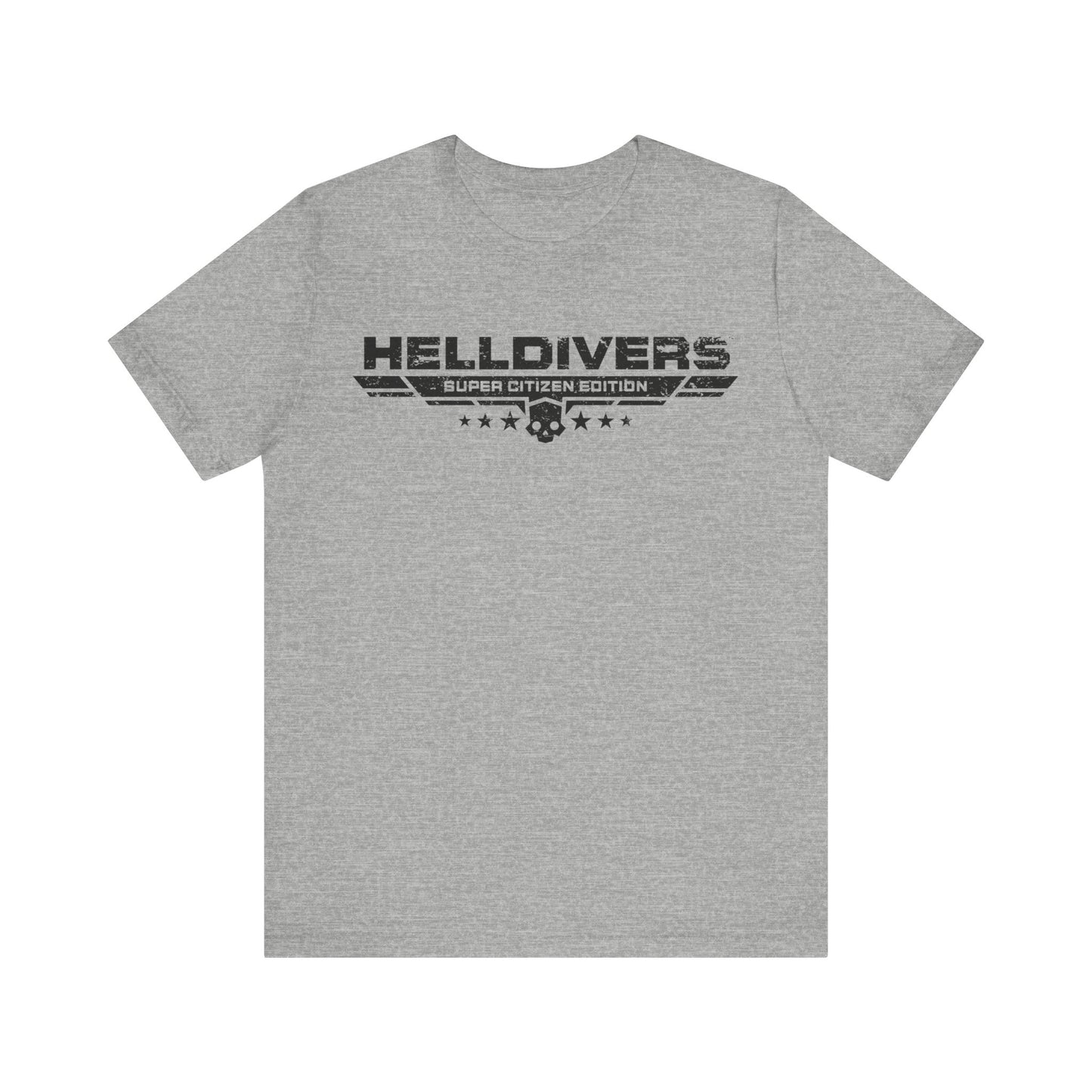 Helldivers Super Citizen Edition with Cup of Liber Tea on the back Soft Cotton Unisex T-Shirt