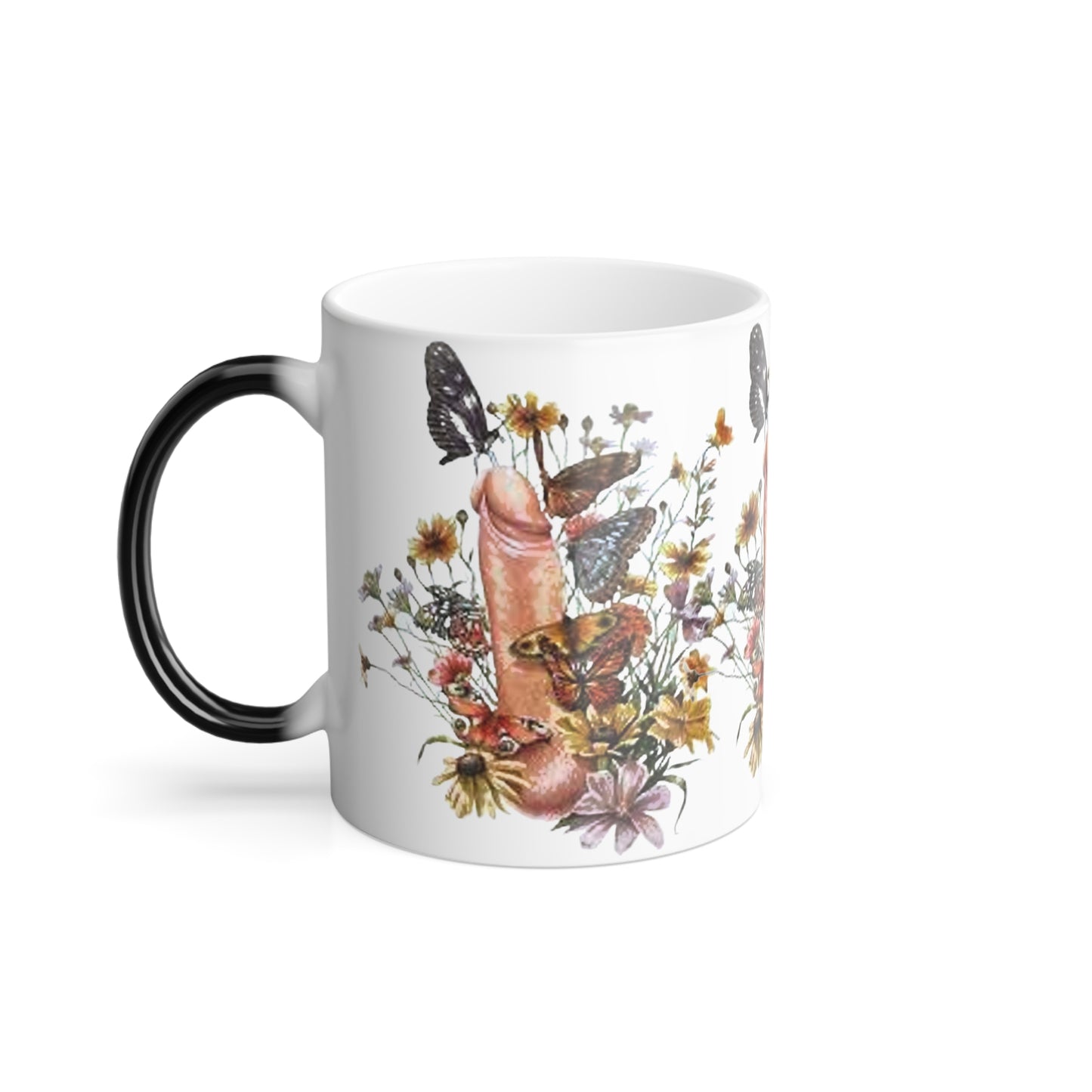 Surprise! It's a Penis Color Morphing Magic Coffee Mug - Personalized - Customizable Funny Gift