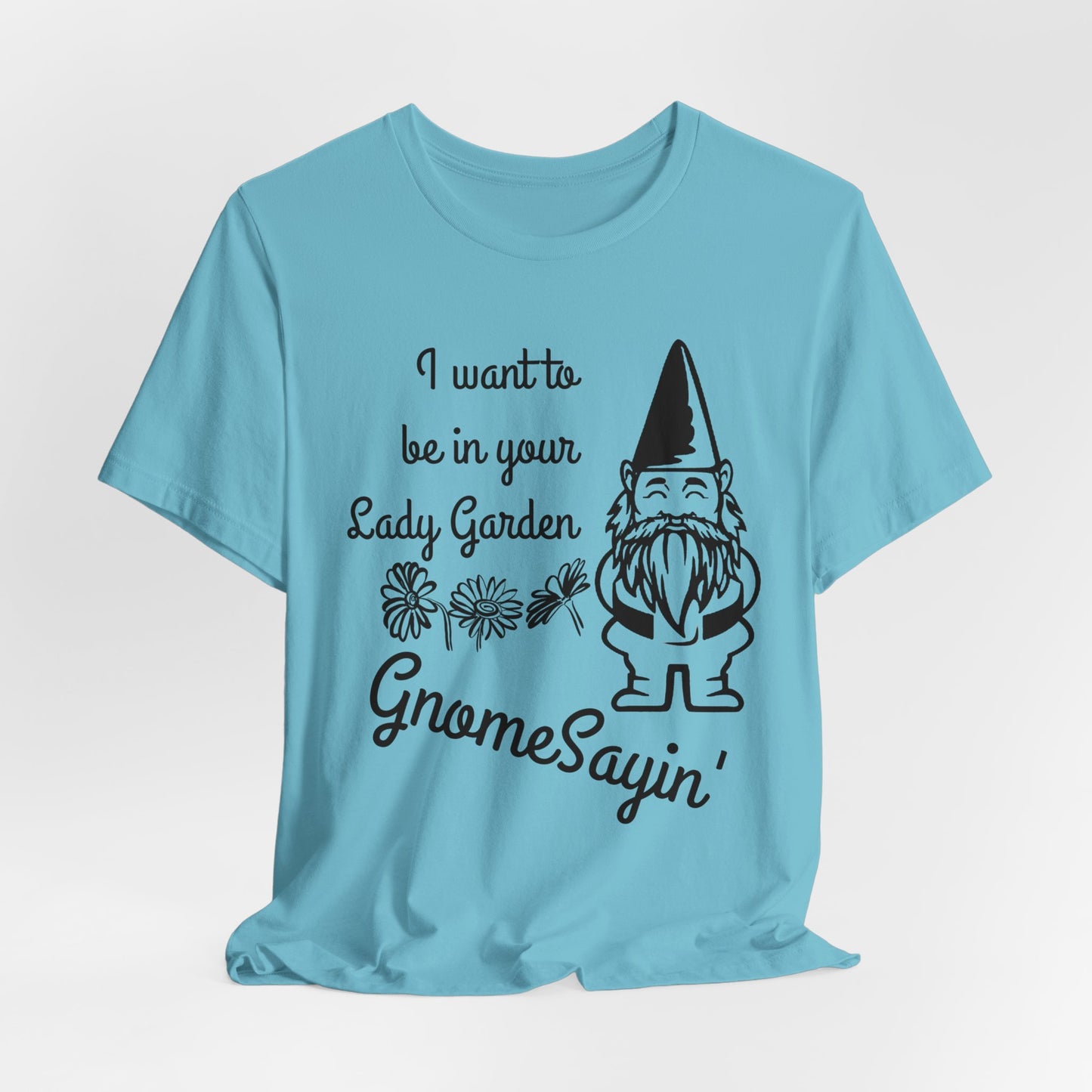 Funny Garden Gnome Soft Cotton T-Shirt