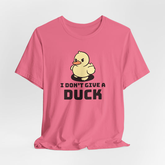 IDGAF I Don't Give a Duck Funny Adult unisex Tt-shirt