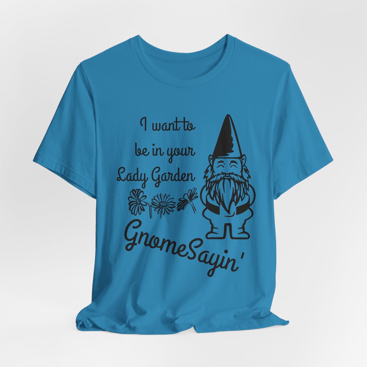 Funny Garden Gnome Soft Cotton T-Shirt