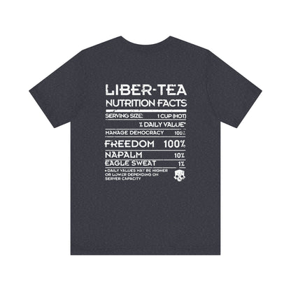 Helldivers Super Citizen Edition with Cup of Liber Tea on the back Soft Cotton Unisex T-Shirt