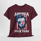 America. Fuck Yeah. 4th of July Shirt Unisex Gildan Tee