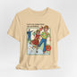 Let's Run Away from our Problems Funny Vintage T-shirt Unisex Bella Canvas