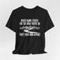 Funny Shirt 'Your Own Asphalt' Distressed look, Soft Cotton