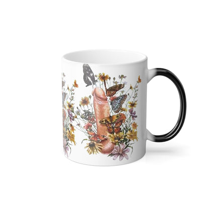 Surprise! It's a Penis Color Morphing Magic Coffee Mug - Personalized - Customizable Funny Gift