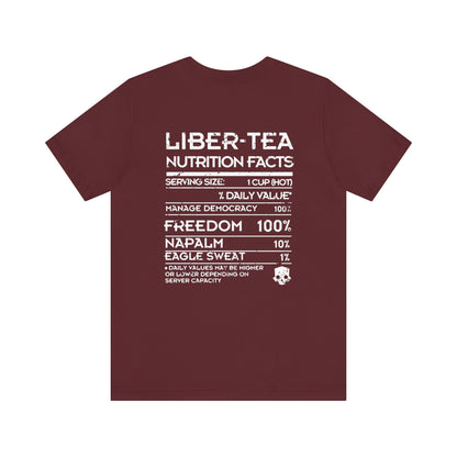 Helldivers Super Citizen Edition with Cup of Liber Tea on the back Soft Cotton Unisex T-Shirt