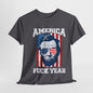 America. Fuck Yeah. 4th of July Shirt Unisex Gildan Tee